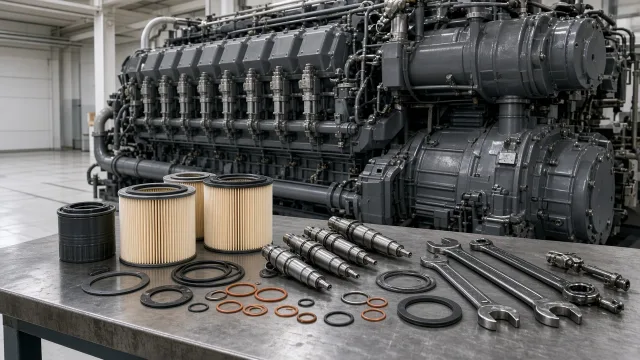 MTU Series 8000 marine engine parts — maintenance & spare parts guide