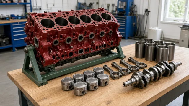 Scania D12 / DI12 marine engine parts — overhaul & major parts guide