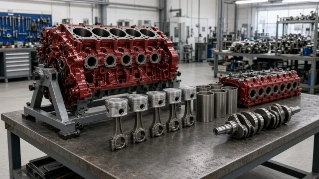 Scania D13 / DI13 marine engine parts — overhaul & major parts guide