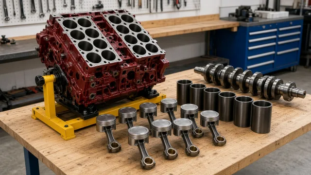 Scania D14 / DS14 / DSI14 marine engine parts — overhaul & major parts guide