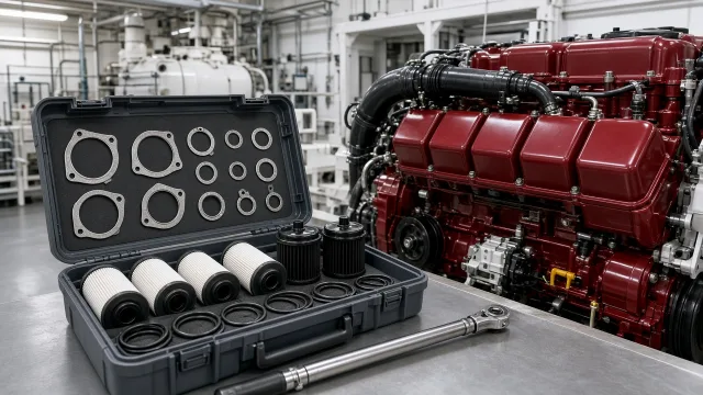 Scania D16 / DI16 / V8 marine engine parts — maintenance & spare parts guide
