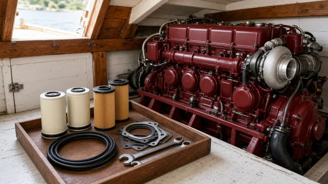 Scania D8 / DS8 / D9 / D11 / DS14 marine engine parts — maintenance & spare parts guide