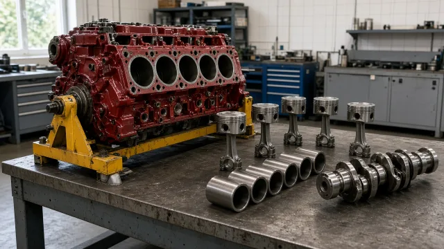Scania DI09 marine engine parts — overhaul & major parts guide