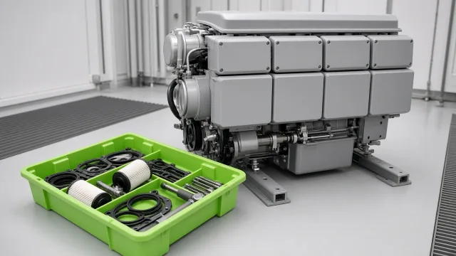Wärtsilä 4L20 marine engine maintenance and service information