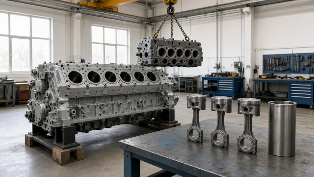 Wärtsilä 6L20 marine engine overhaul and rebuild information