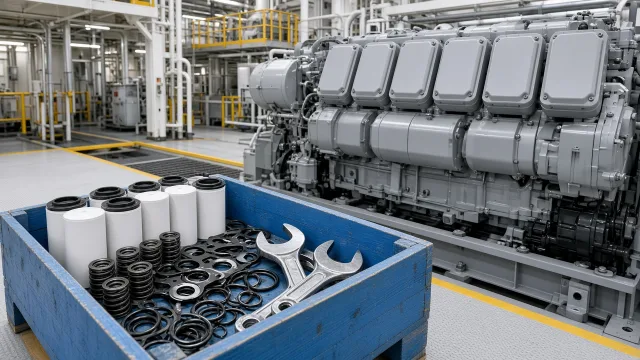 Wärtsilä 6L25 marine engine maintenance and service information