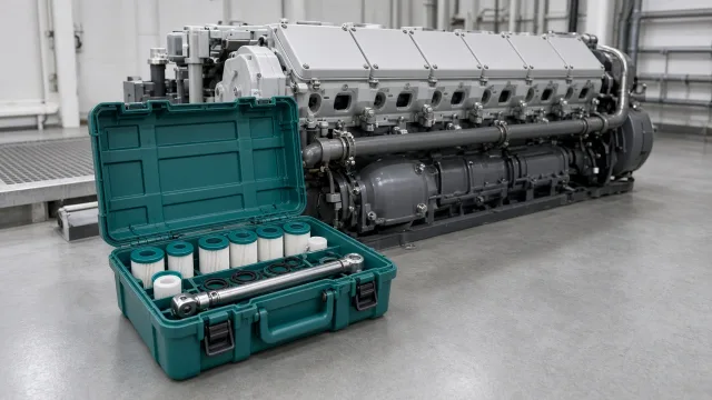 Wärtsilä 8L25 marine engine maintenance and service information