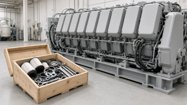Wärtsilä 9L25 marine engine maintenance and service information