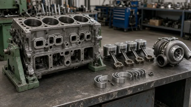 Yanmar 4JH80 marine engine parts — overhaul & major parts guide