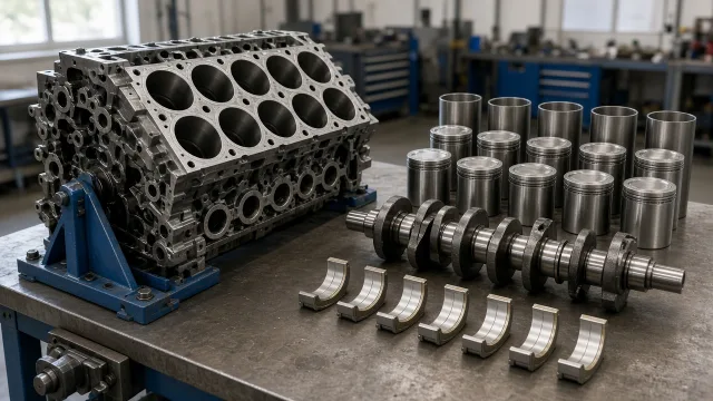 Yanmar 8LV marine engine parts — overhaul & major parts guide