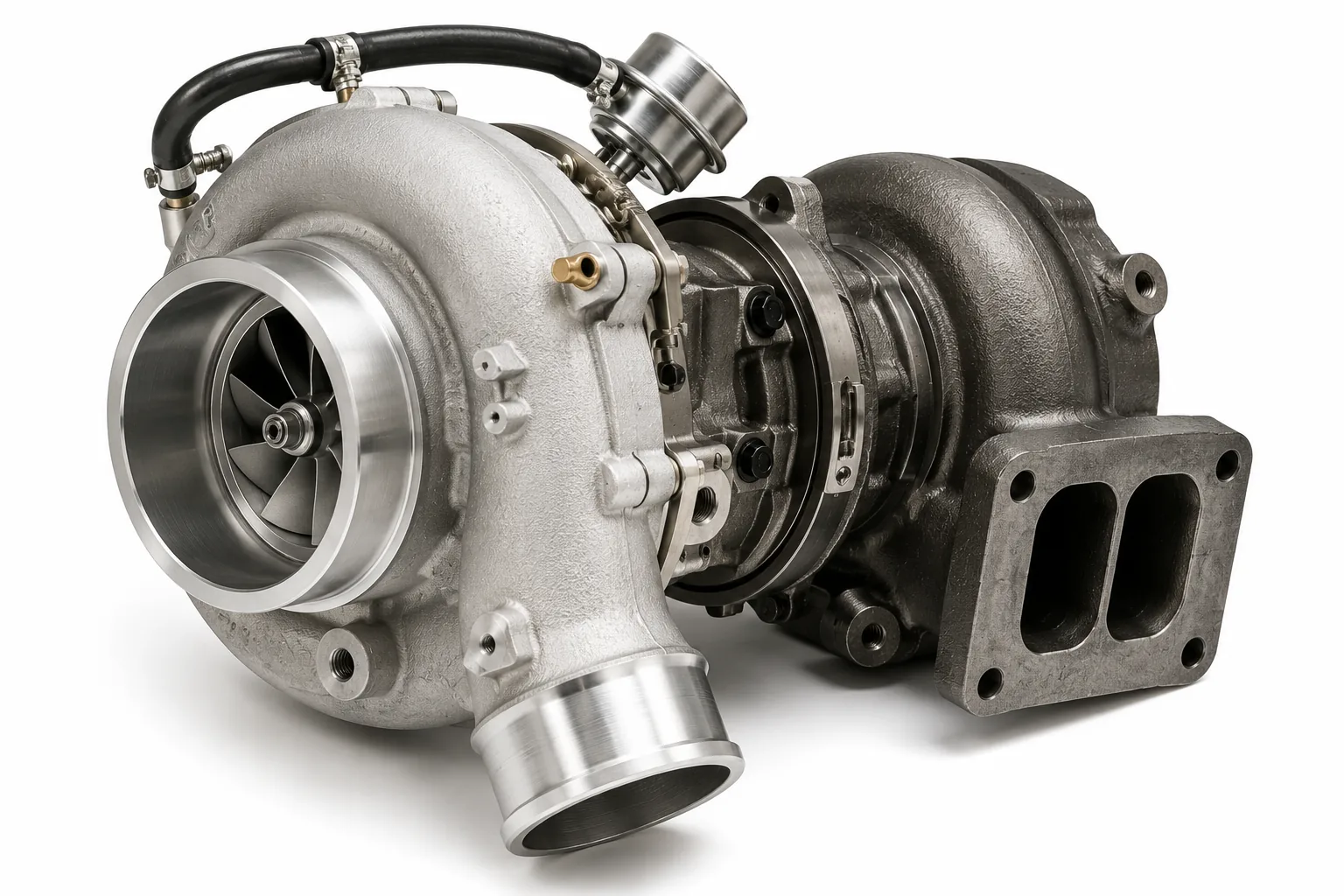 Complete heavy-duty marine exhaust gas turbocharger units, industrial engine turbo assemblies, and complete blower units by Alfa Marine Spare Parts.