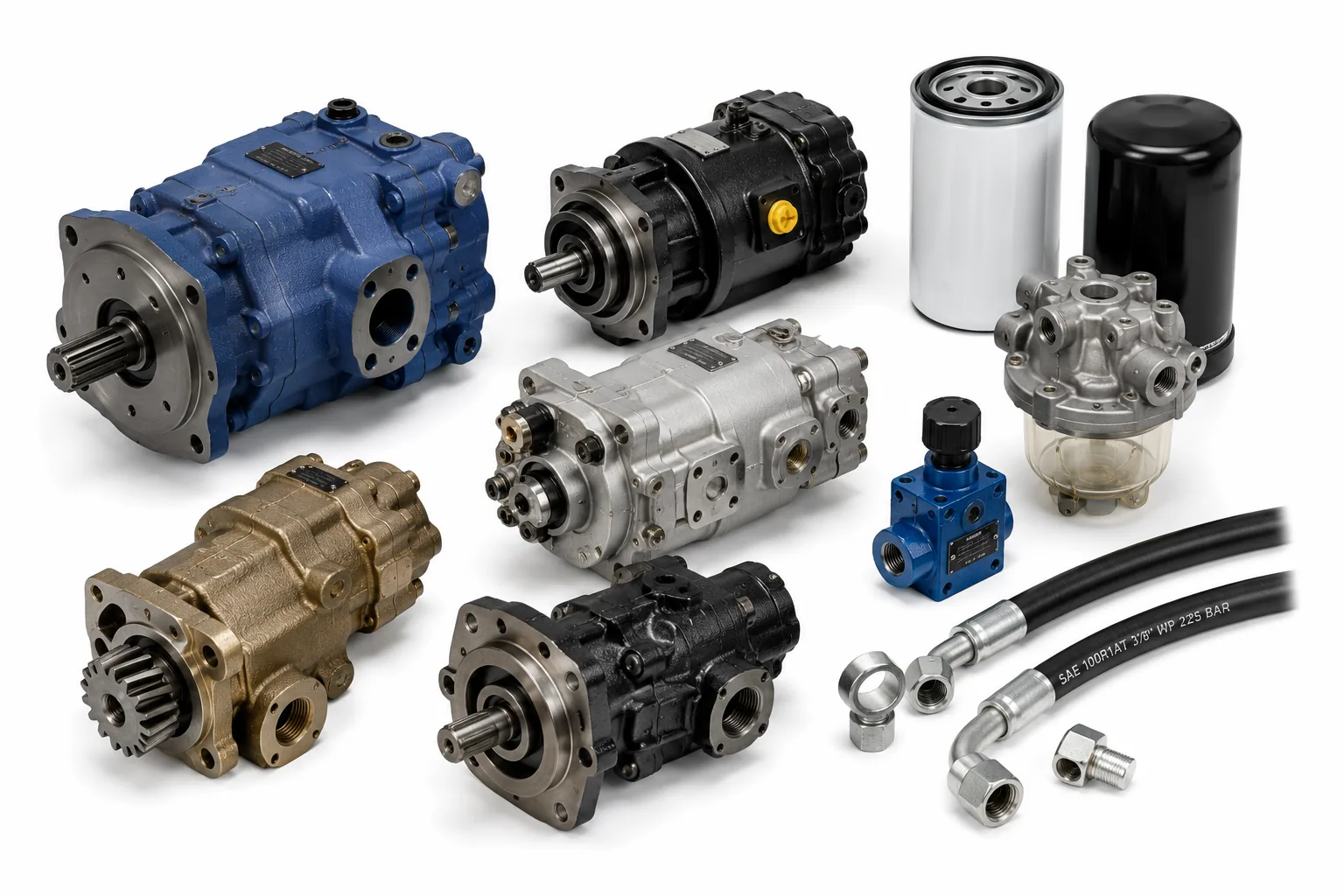 Heavy-duty marine cooling water pumps, hydraulic pumps, and engine oil lubrication pumps by Alfa Marine.