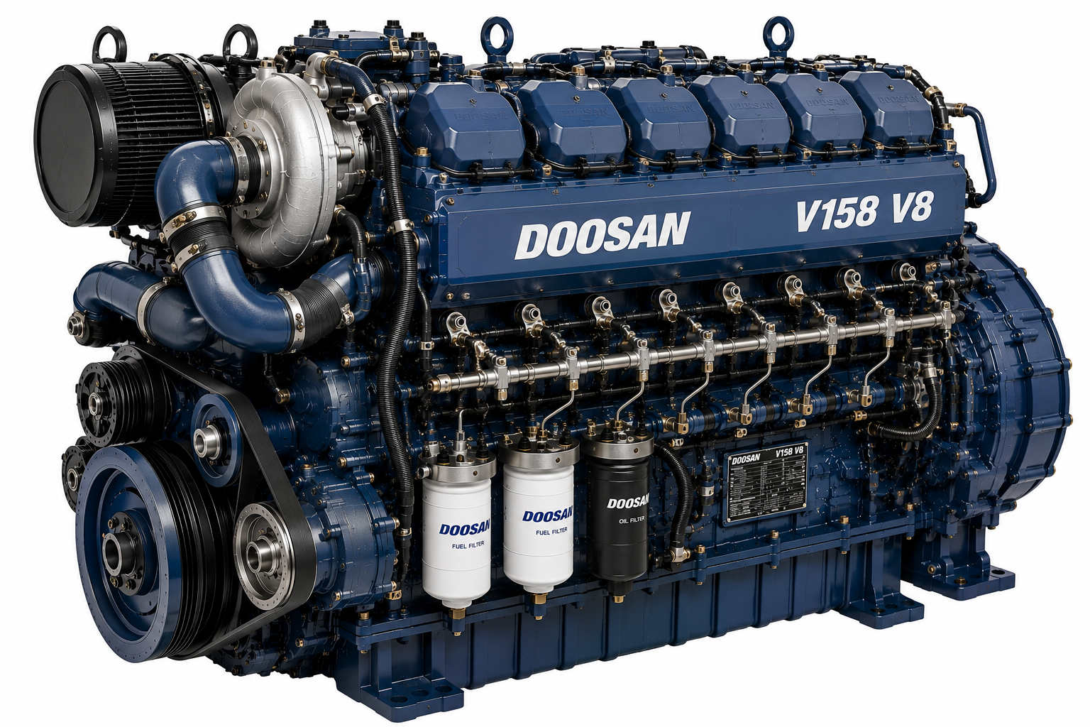 Doosan V158 V8 Marine Engine Spare Parts