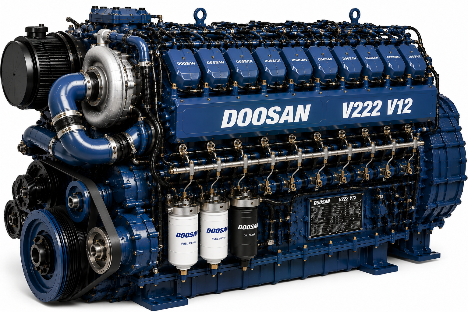 Doosan V222 V12 Marine Engine Spare Parts