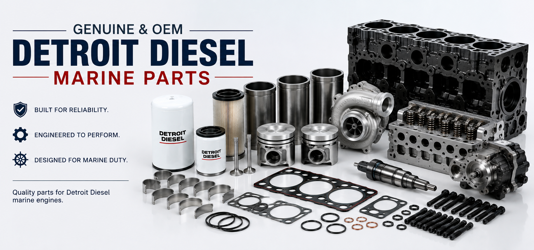 Genuine & OEM Detroit Diesel Marine Parts