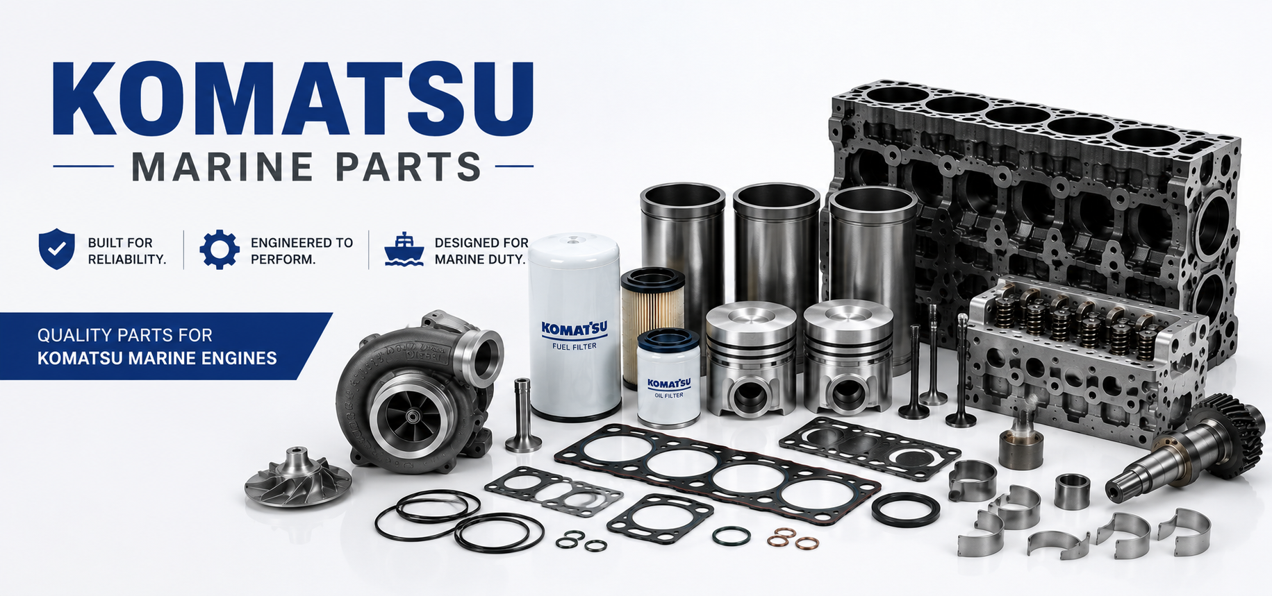 Genuine & OEM Komatsu Marine Parts
