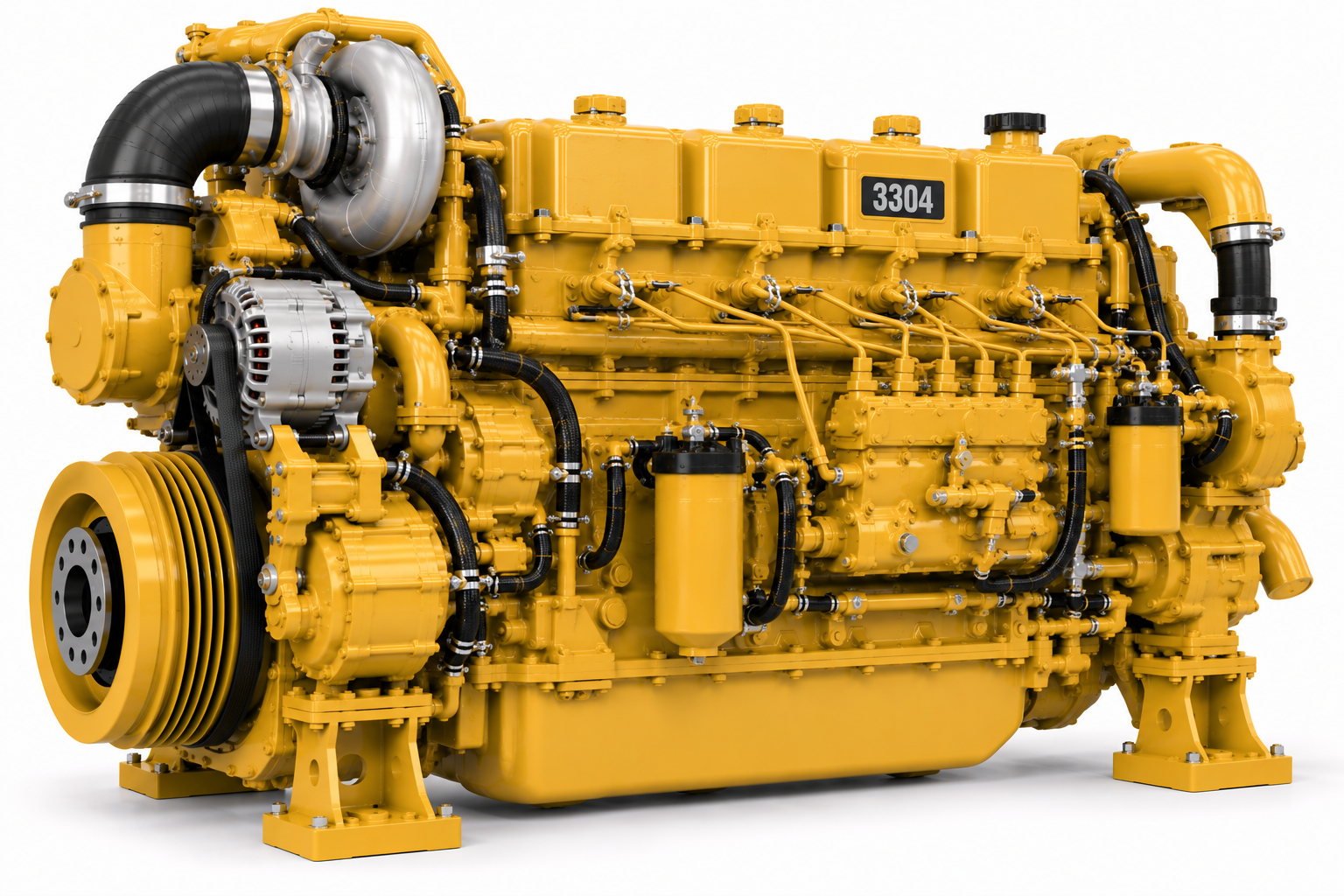 Caterpillar 3304 marine engine for spare parts, maintenance and overhaul applications
