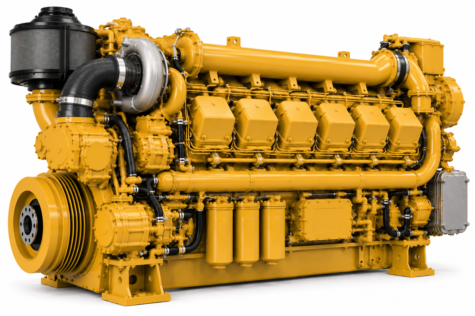 Caterpillar 3406B marine engine for spare parts, maintenance and overhaul applications