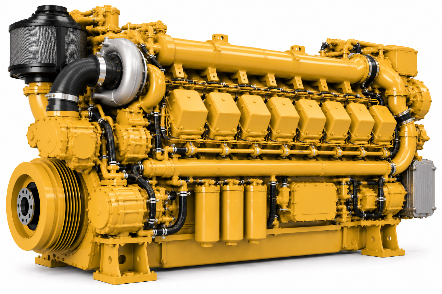 Caterpillar 3412C marine engine for spare parts, maintenance and overhaul applications