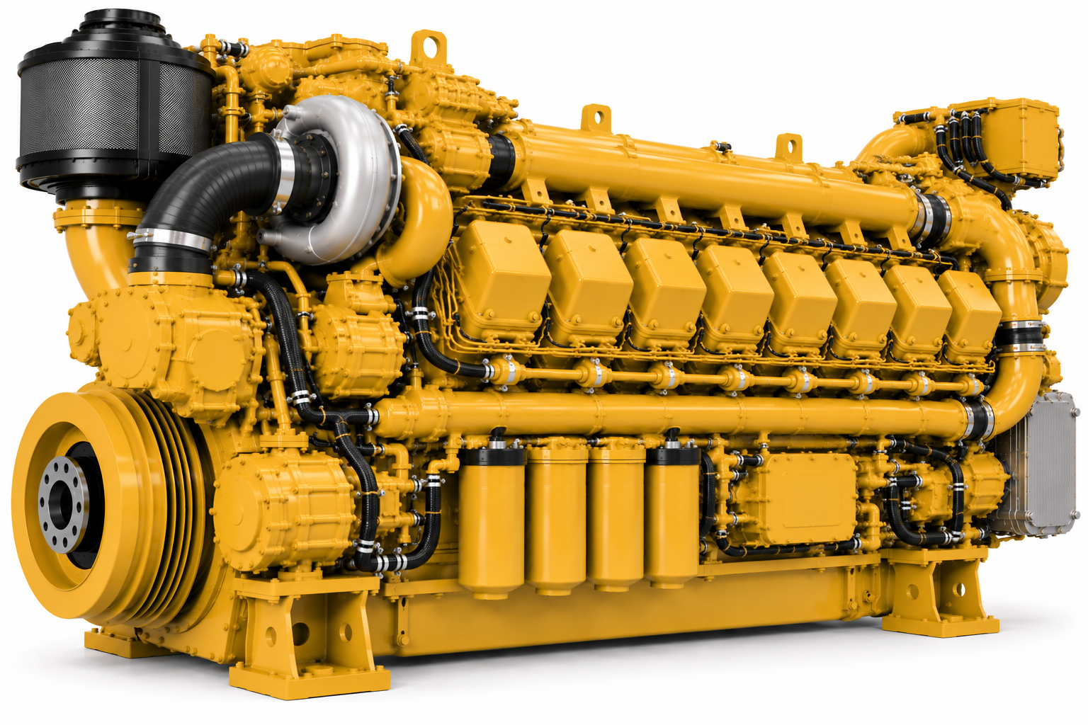 Caterpillar 3412E marine engine for spare parts, maintenance and overhaul applications