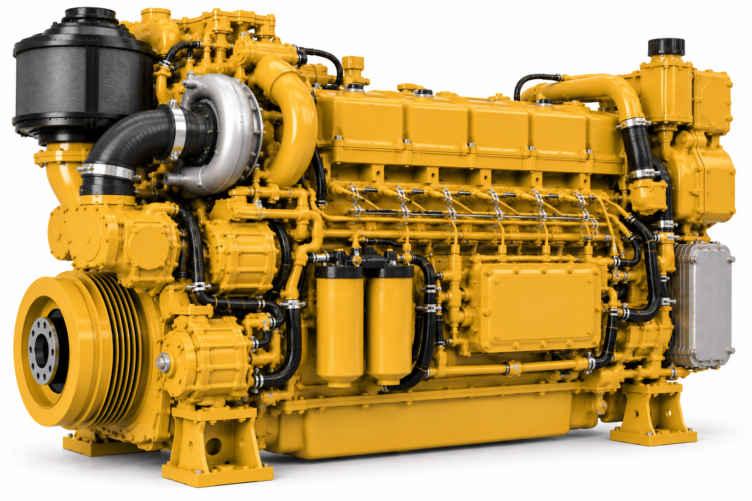 Caterpillar C12 marine engine for spare parts, maintenance and overhaul applications