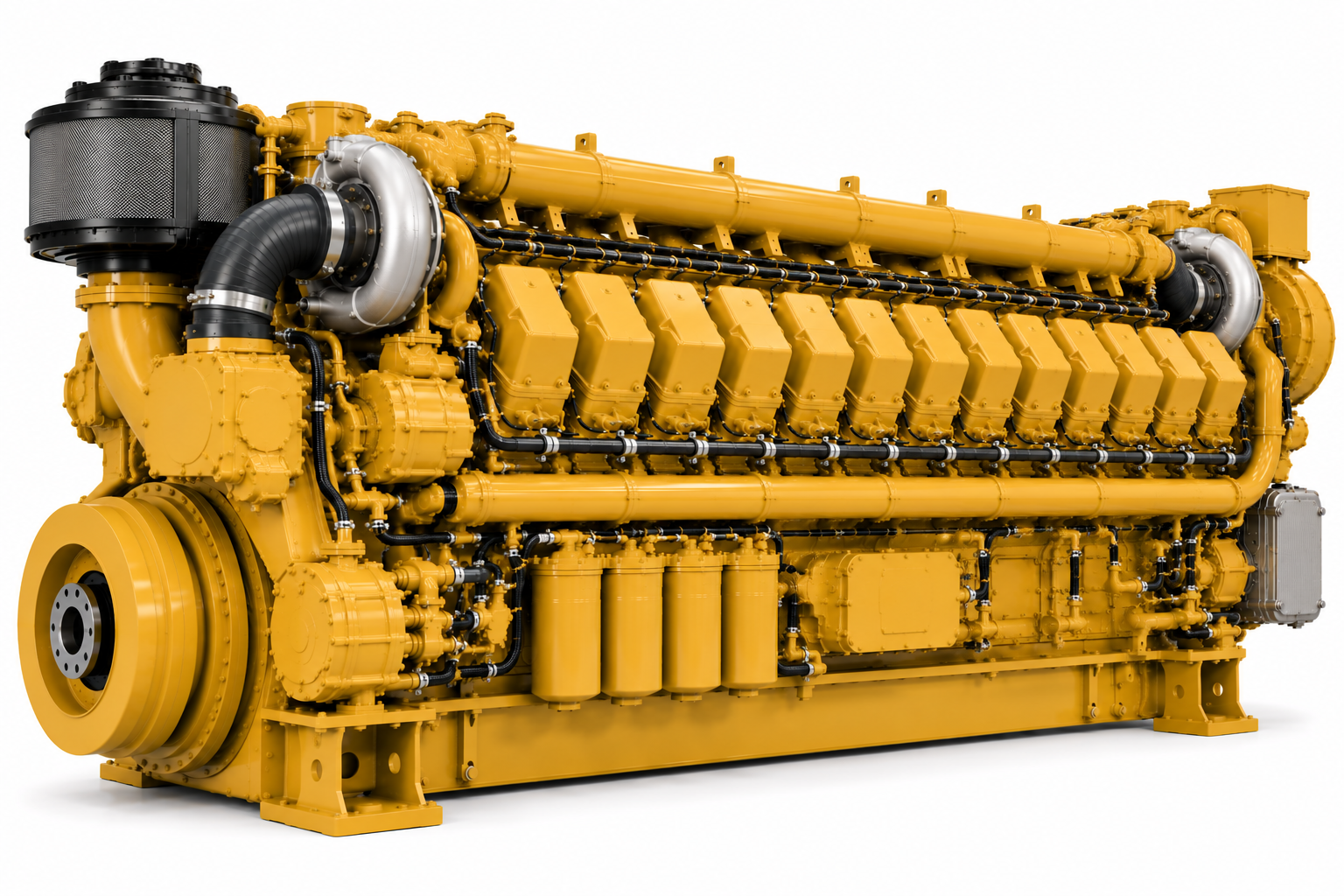 Caterpillar C280-12 marine engine for spare parts and overhaul applications