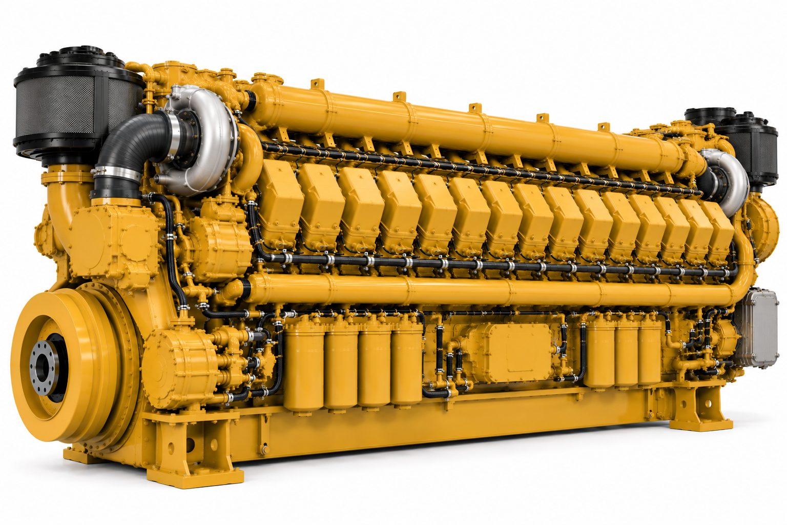 Caterpillar C280-16 marine engine for spare parts and overhaul applications