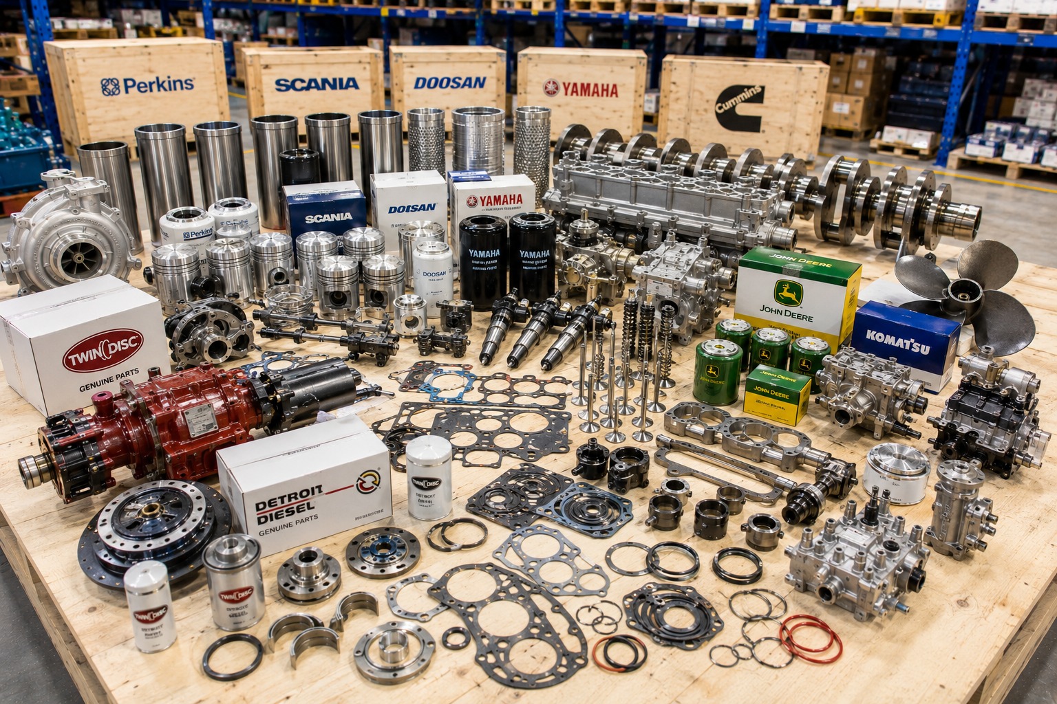 Marine engine components