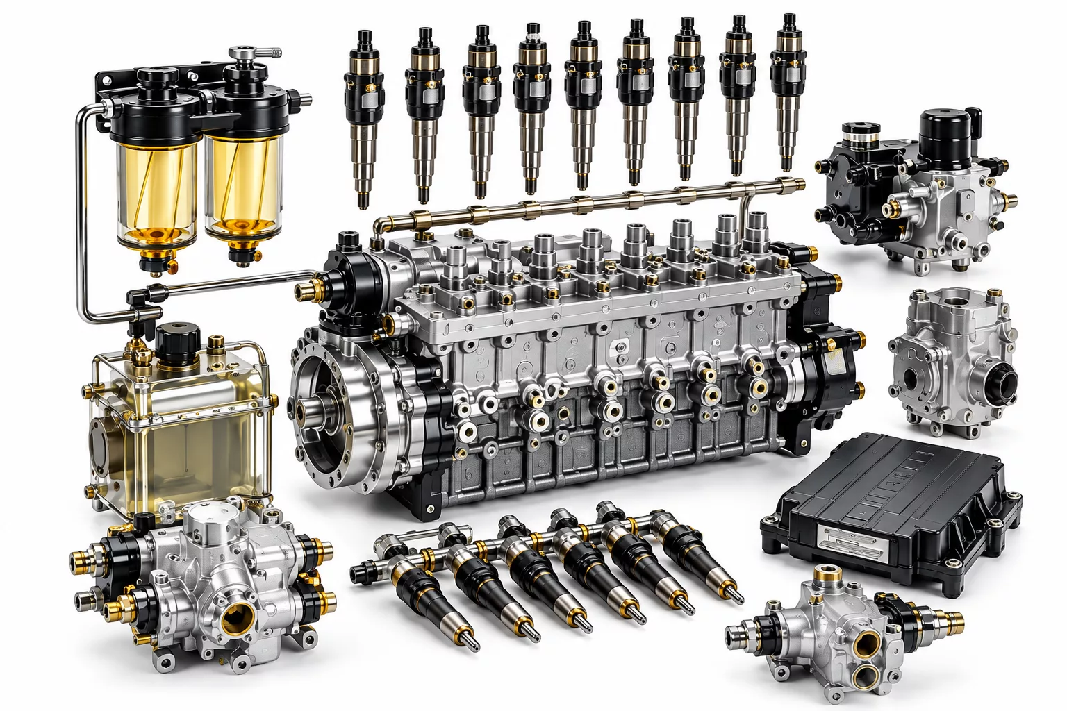 Cummins marine fuel injector replacement parts