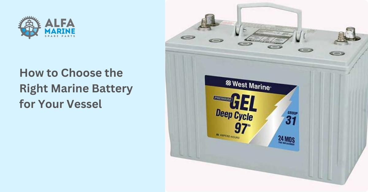 How to Choose the Right Marine Battery for Your Vessel