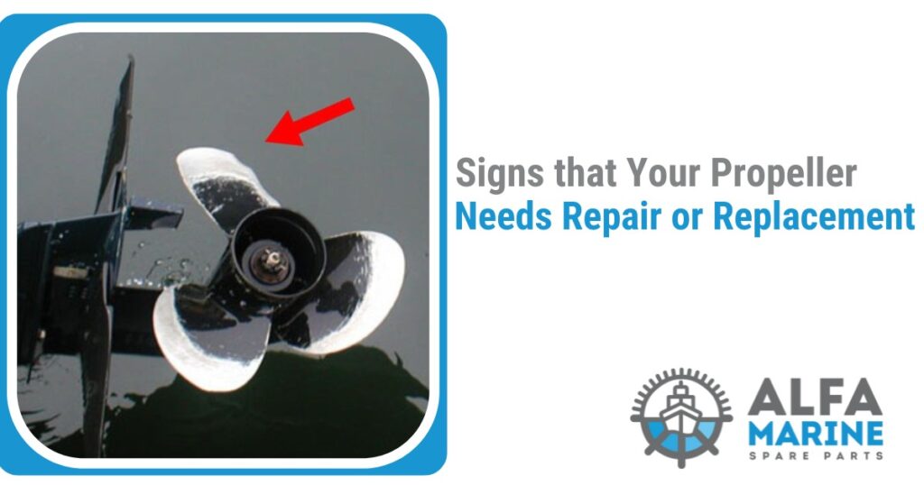 Marine Propeller Repair signs