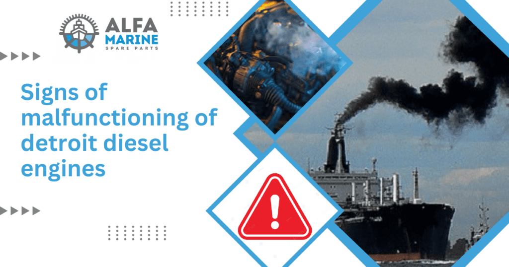 Signs of malfunctioning of diesel engines