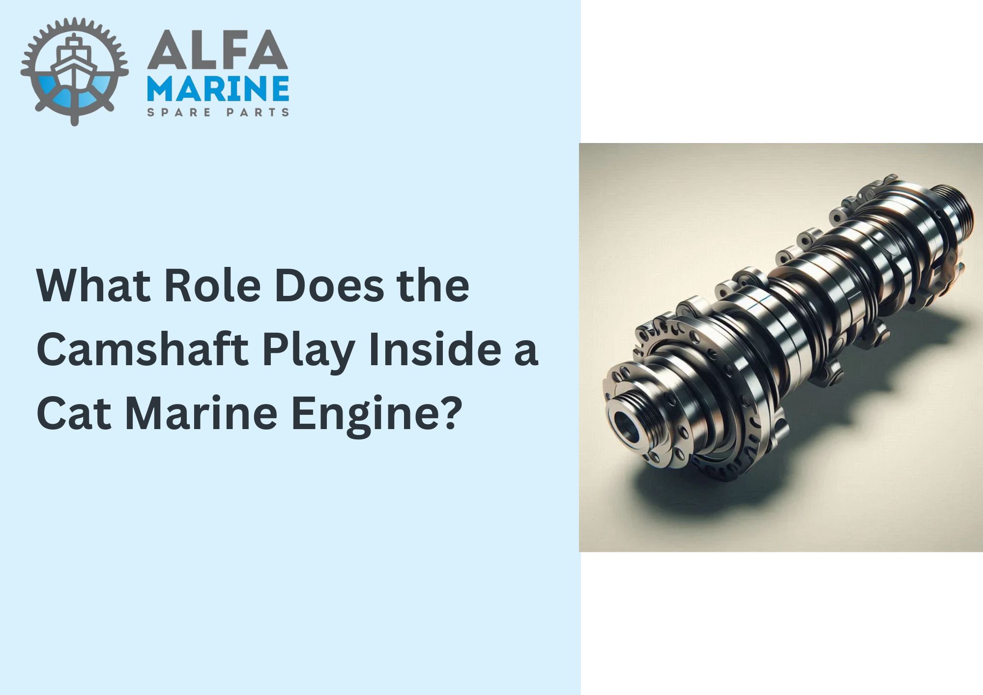 What Role Does the Camshaft Play Inside a Cat Marine Engine?